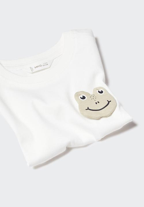 MANGO - T-shirt jan - white