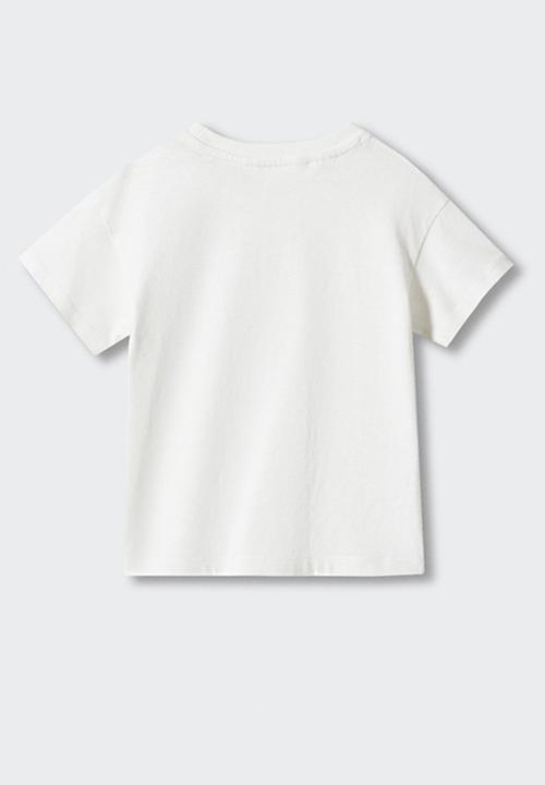 MANGO - T-shirt jan - white