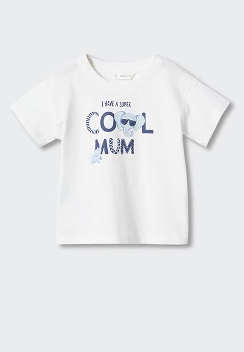 MANGO - T-shirt family - off white