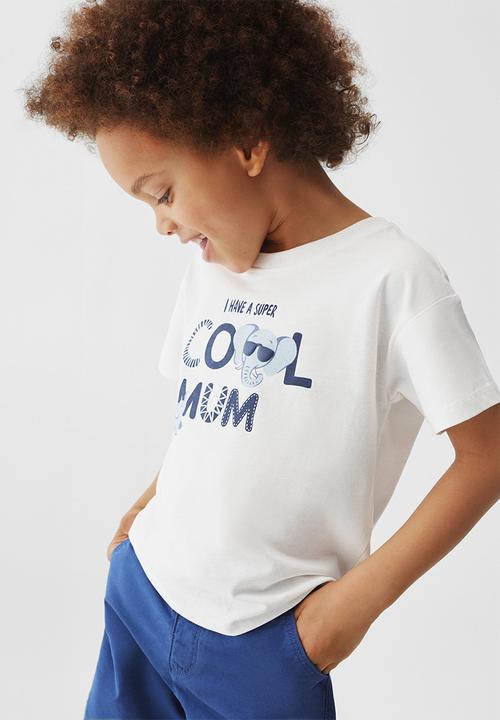 MANGO - T-shirt family - off white