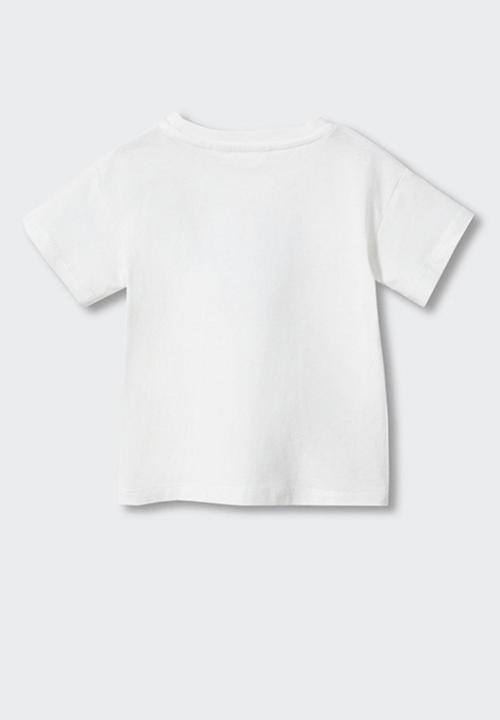 MANGO - T-shirt family - off white