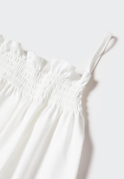 MANGO - T-shirt smock - off white