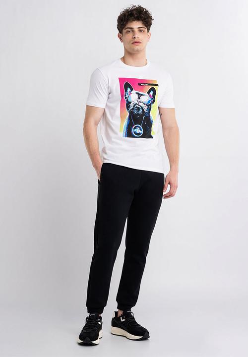 Replay - Frenchie replay Tee - white