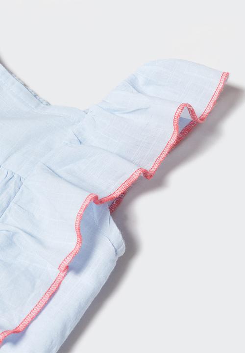 MANGO - Blouse caly - celeste