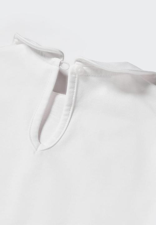 MANGO - T-shirt lily - white