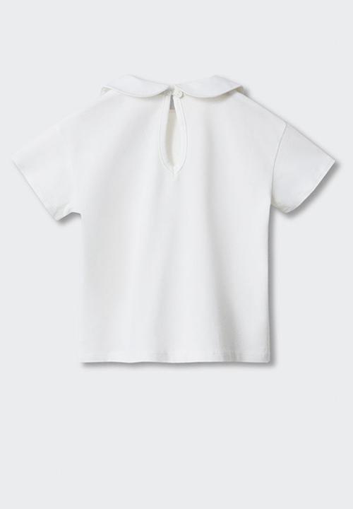 MANGO - T-shirt lily - white