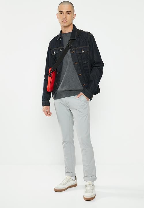 Superdry. - Vintage emb - gull grey marl