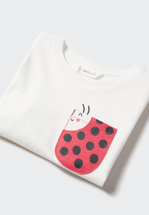 MANGO - T-shirt maya - white