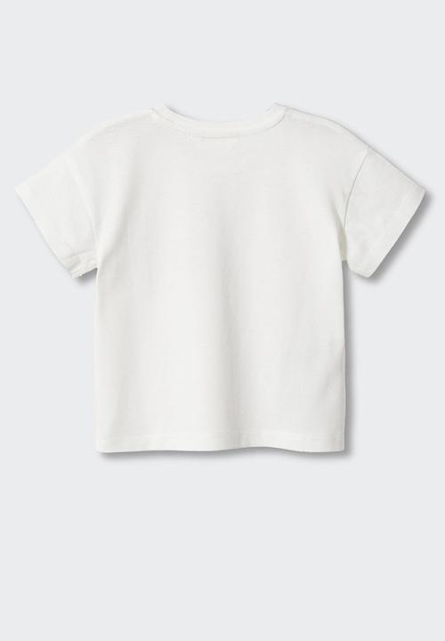 MANGO - T-shirt maya - white