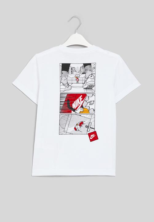 Nike - Nike boys icons of play short sleeve tee - white