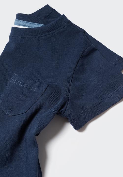 MANGO - T-shirt basicb4 - marino