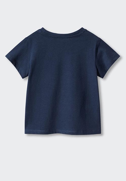 MANGO - T-shirt basicb4 - marino