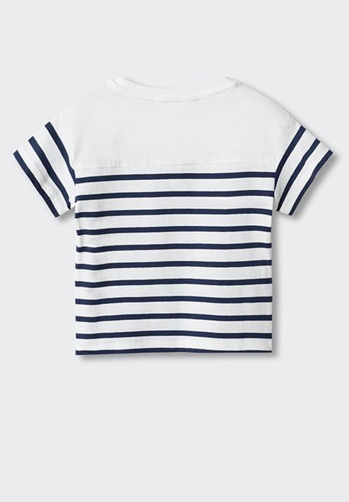 MANGO - T-shirt atlantic - off white