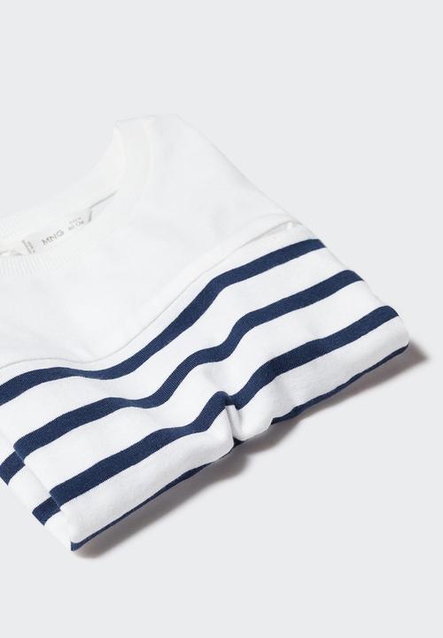 MANGO - T-shirt atlantic - off white