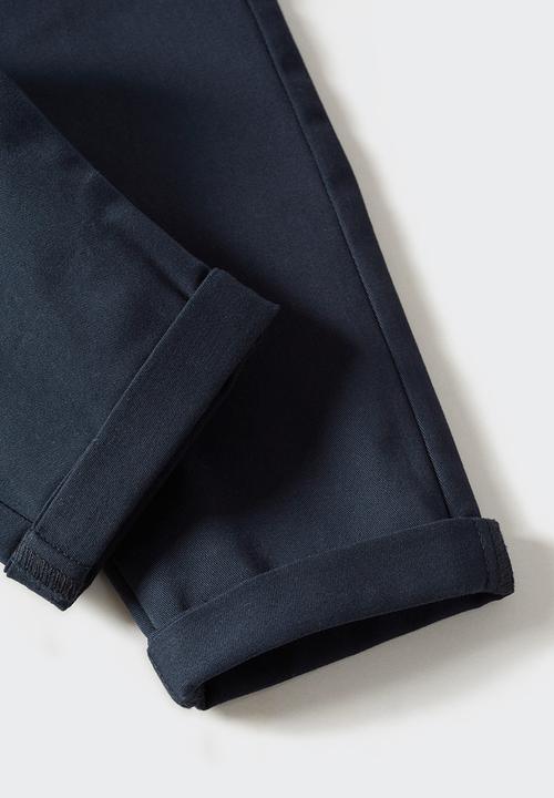 MANGO - Trousers chino - navy