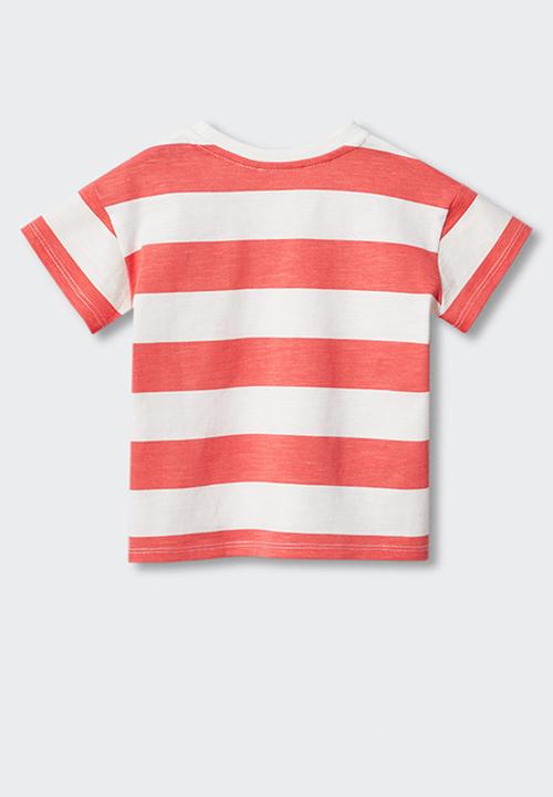 MANGO - T-shirt ancla - coral