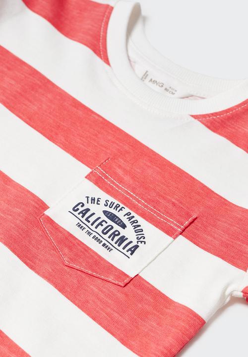 MANGO - T-shirt ancla - coral