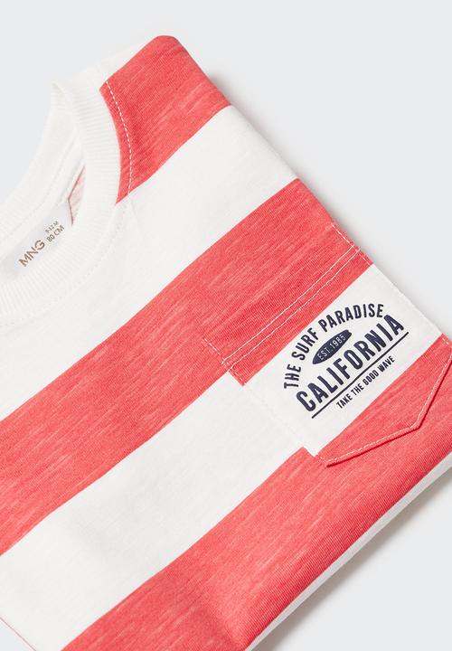 MANGO - T-shirt ancla - coral