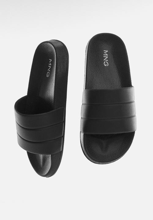 MANGO - Flip-flop berto - negro