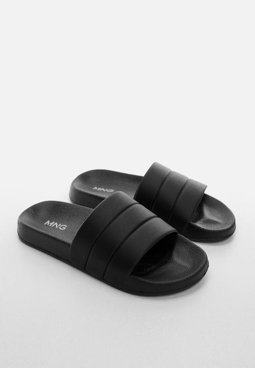 MANGO - Flip-flop berto - negro
