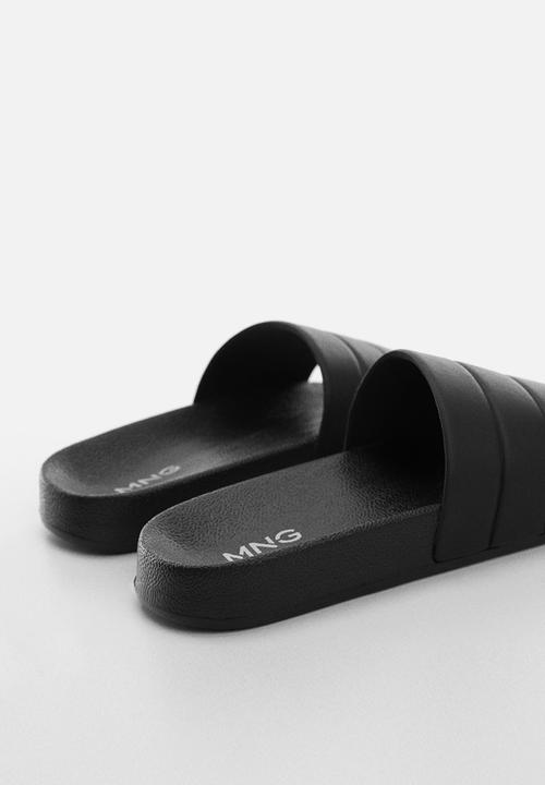 MANGO - Flip-flop berto - negro