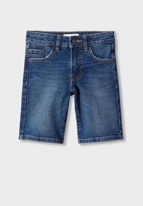 MANGO - Bermuda shorts john - azul