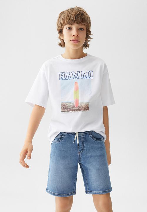 MANGO - Bermuda shorts comfys - blue
