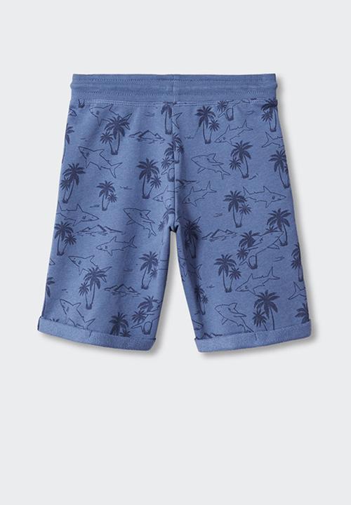 MANGO - Bermuda shorts over - navy