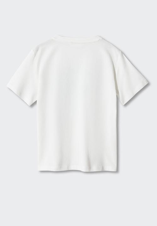 MANGO - T-shirt chill - of fwhite