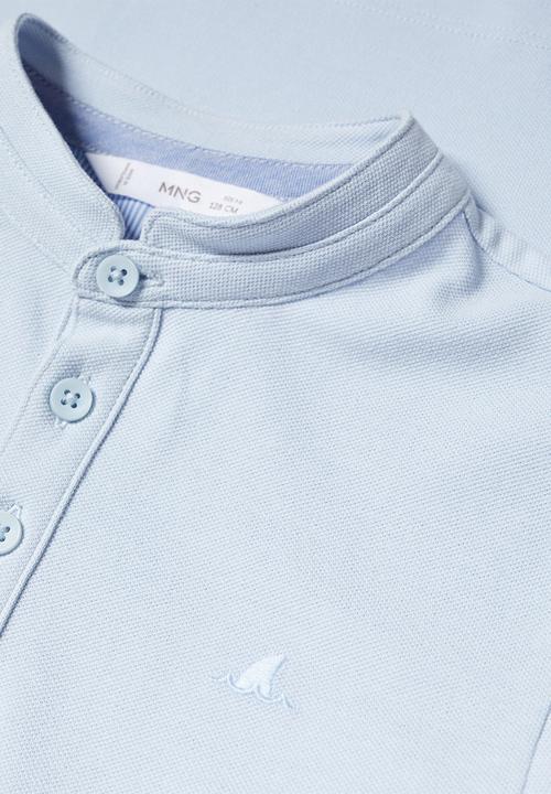 MANGO - Polo shirt hanoi4 - celeste