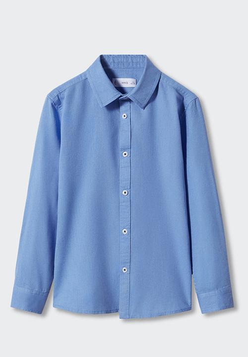 MANGO - Shirt blas - bright blue