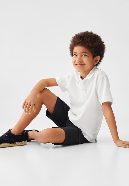 MANGO - Bermuda shorts comporta - negro