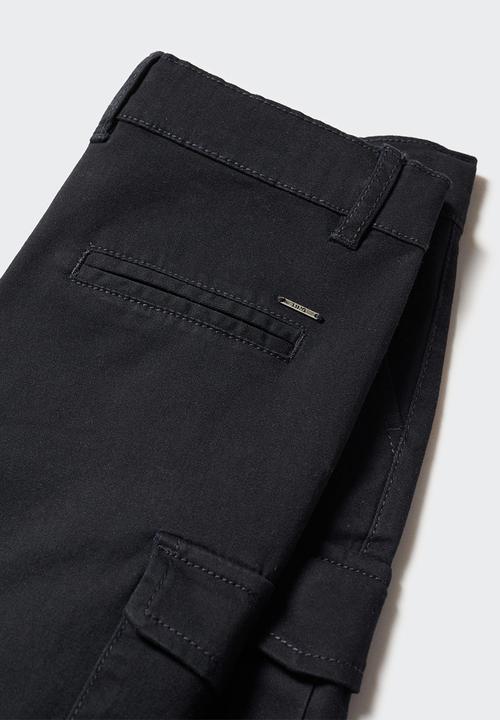 MANGO - Bermuda shorts comporta - negro