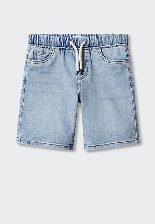MANGO - Bermuda shorts comfys - light blue