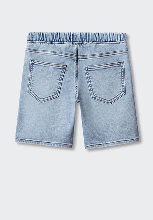 MANGO - Bermuda shorts comfys - light blue