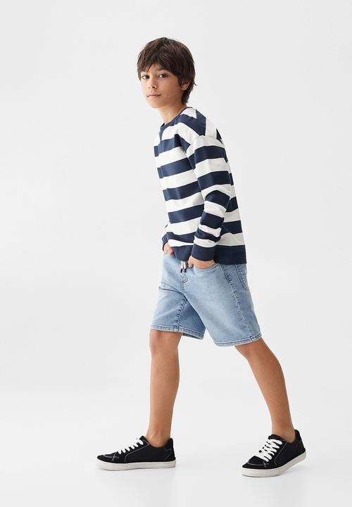 MANGO - Bermuda shorts comfys - light blue