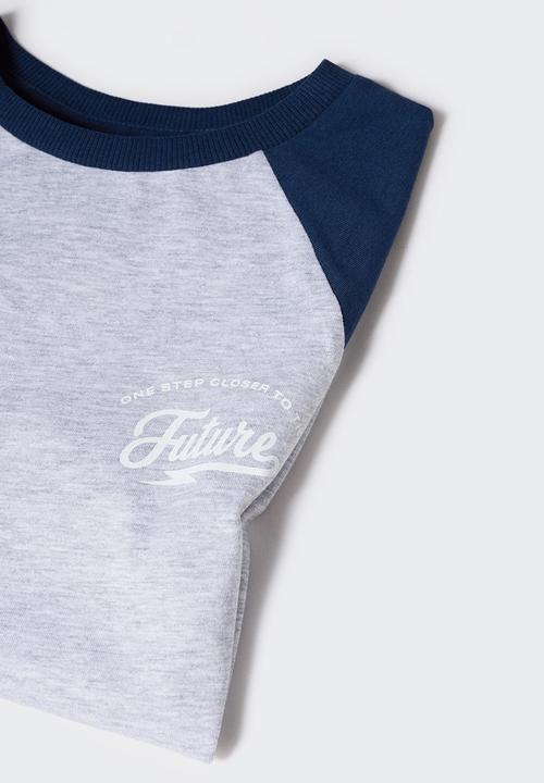 MANGO - T-shirt numero - medium grey