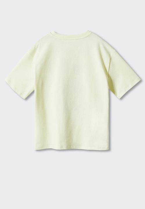 MANGO - T-shirt glasses - lime
