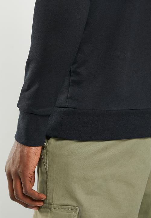 Reebok - Ri left chest logo crew - black