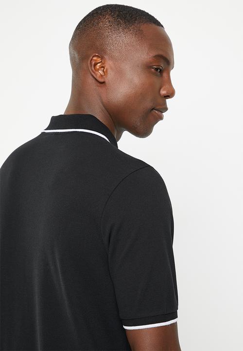 Reebok - Ri left chest logo polo - black