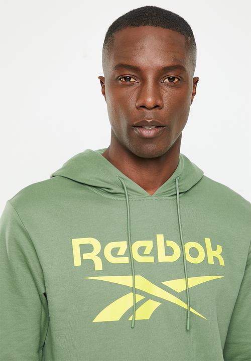 Reebok - Ri big stacked logo hoodie - green