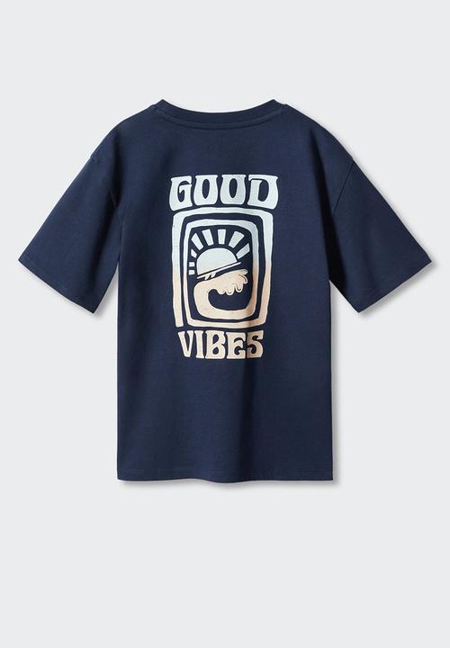 MANGO - T-shirt vibes - navy
