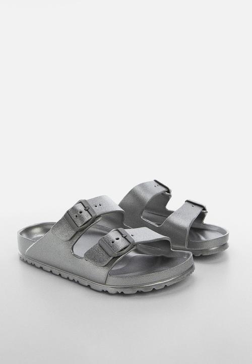 MANGO - Flip-flop paus - plata