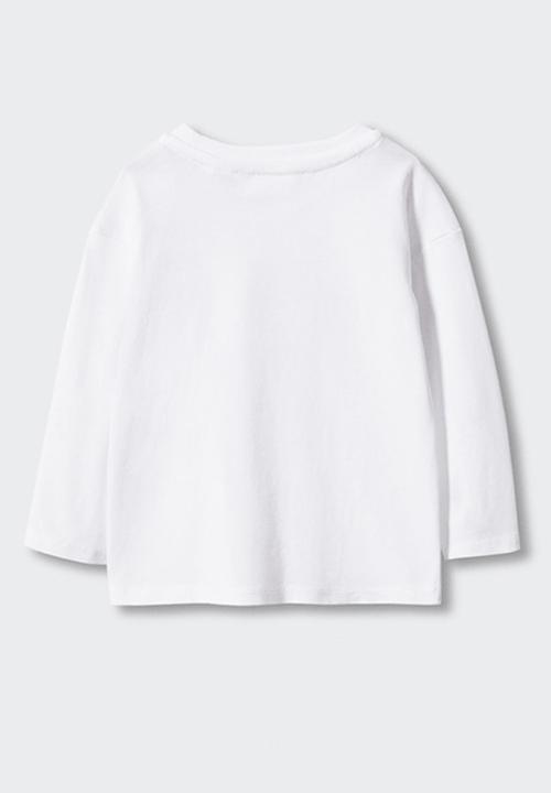 MANGO - T-shirt cupcake - off white