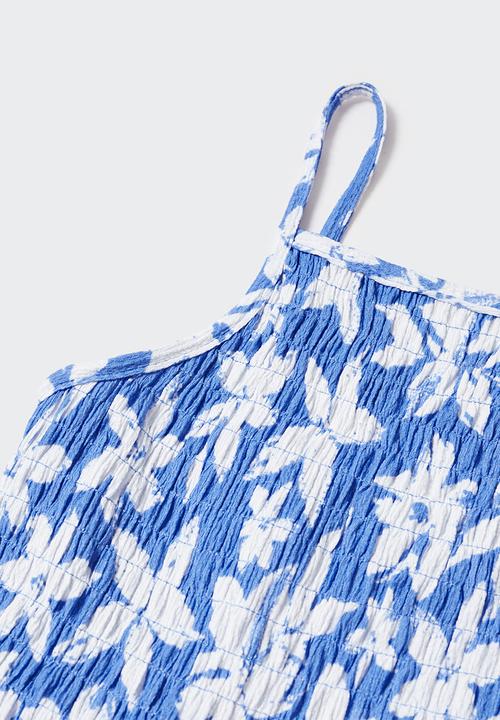 MANGO - Dungarees sira - azul