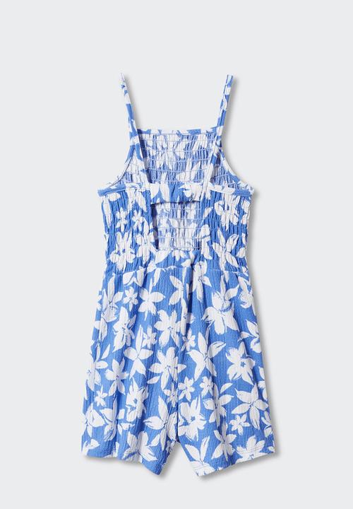 MANGO - Dungarees sira - azul