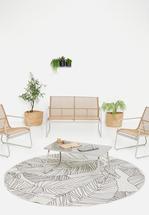 H&S - Simo outdoor furniture set - white