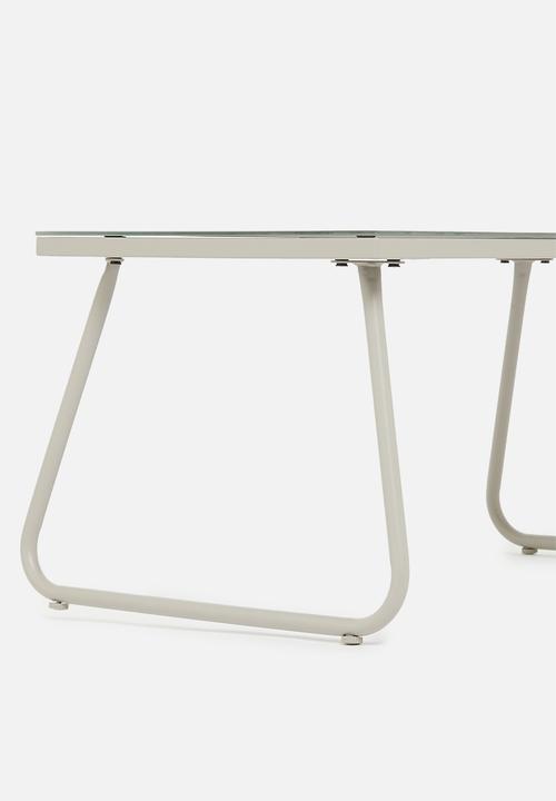 H&S - Simo outdoor furniture set - white