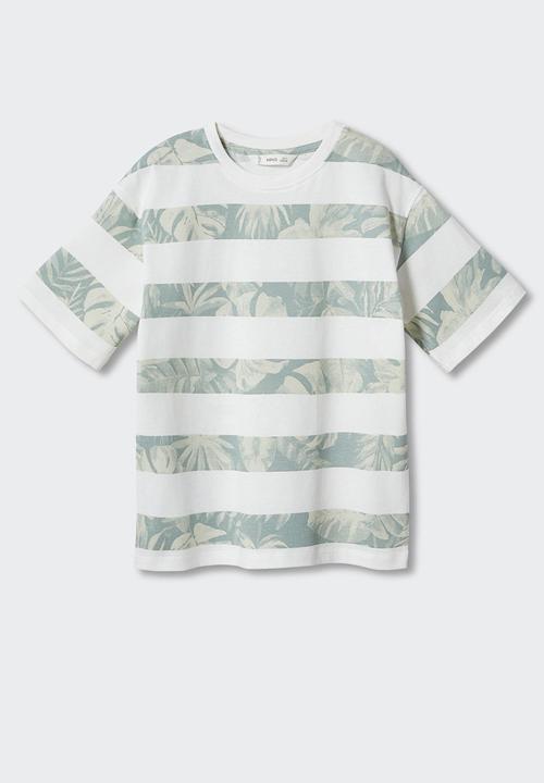 MANGO - T-shirt raul - khaki