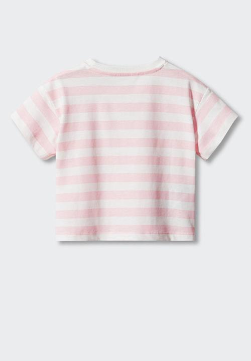 MANGO - T-shirt summerb - rosa